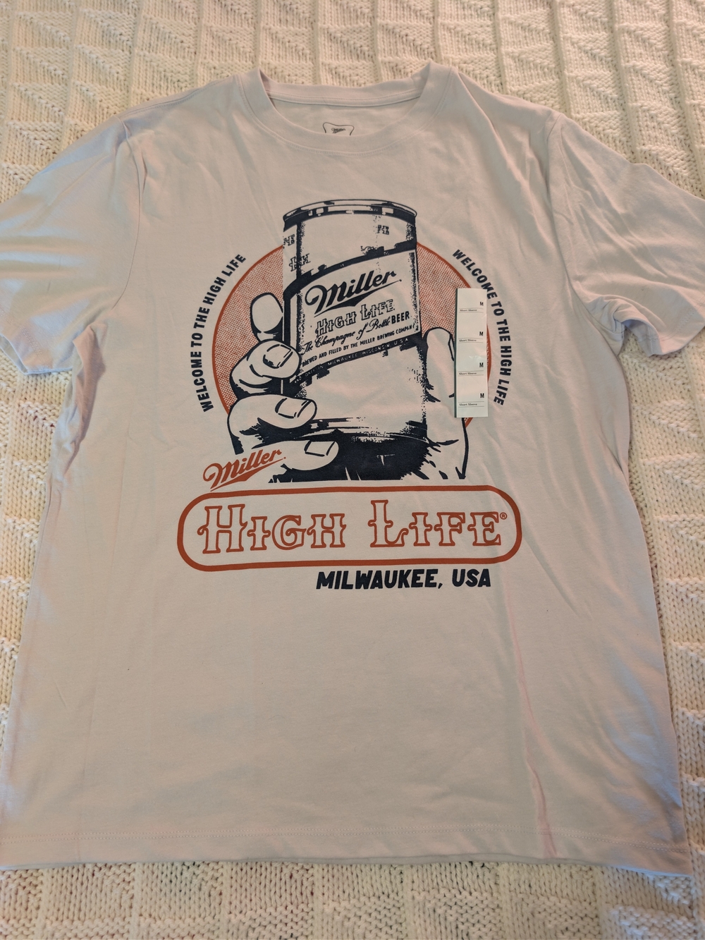 High Life Graphic T-Shirt - Light Gray